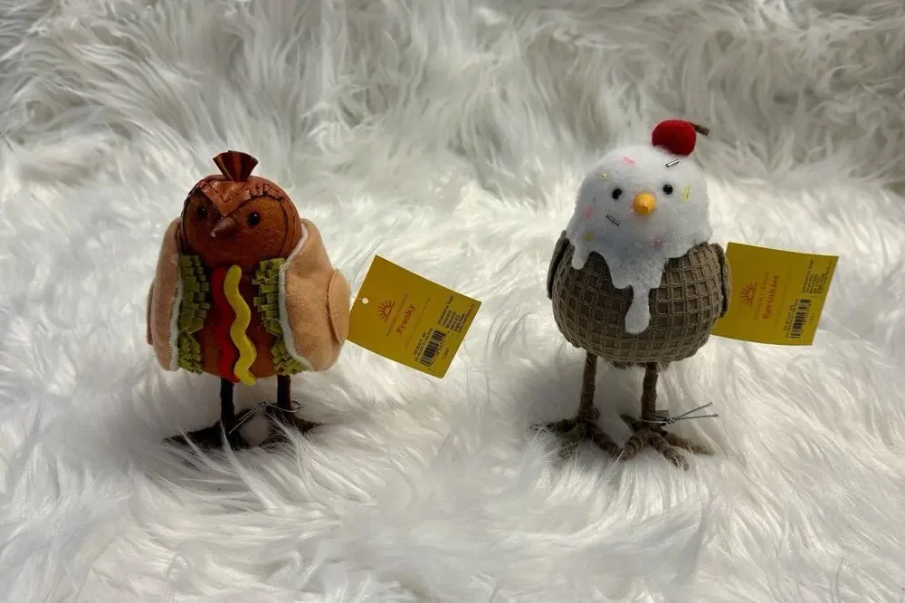 Pair Of Sun Squad 2025 4th July Featherly Friends Target Bird-Sprinkles & Franky